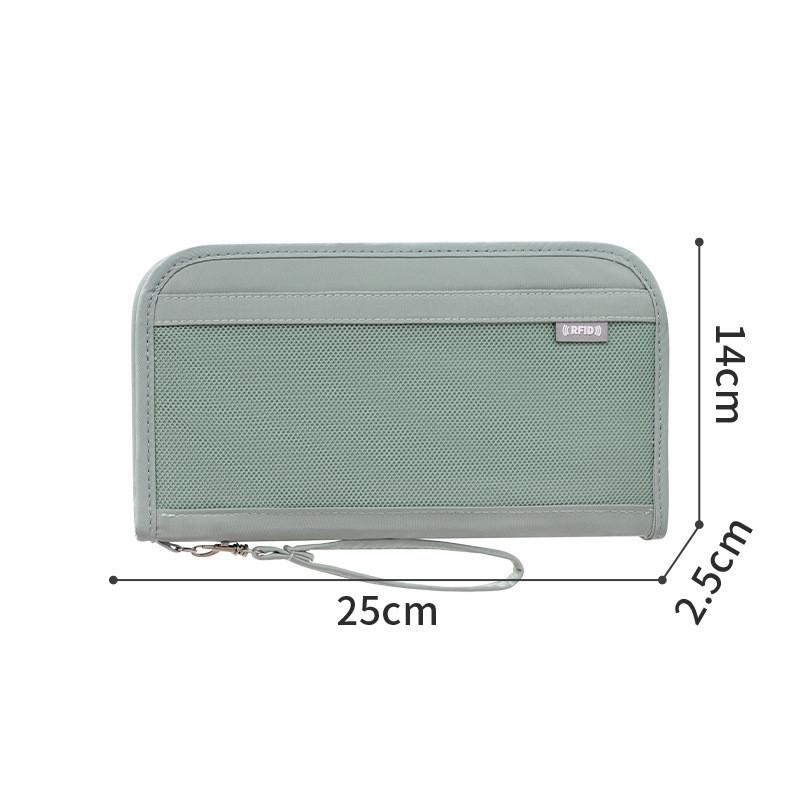 Travel Passport Cardholder With Rfid Blocking For Secure Travel And Convenient Organization