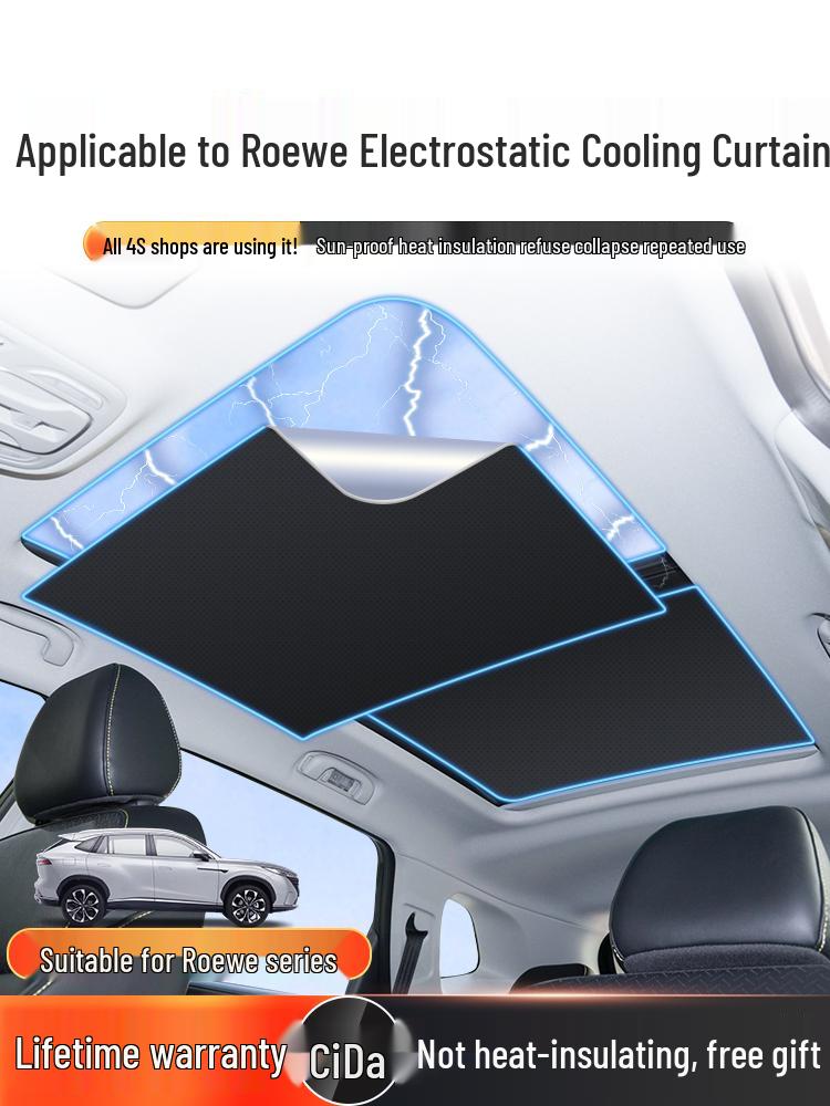 

Roewe RX5, i6 Max, D7 Sunroof Sunshade: 3-Layer Heat Insulation & UV Protection Roewe D7 2023-2025