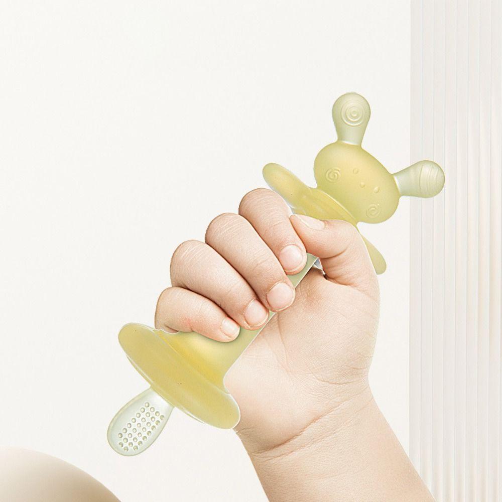 Silicone Hand Teether Washable Kids Teething Toys Comfortable Teether Gloves  For Infant
