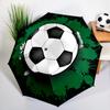 1PC Football King Umbrella Automatic Open/close, Sturdy Iron Frame & 8-Rib Struct, Umbrella for Women & Men, Christmas Gifts