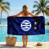 Asciugamano da Spiaggia Inter Milan Morbido Microfibra Asciugamano Estivo Asciugatura Rapida Assorbente per Spiaggia Piscina Viaggio