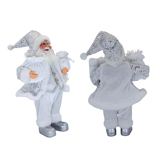 Ornament Crăciun Moș Crăciun Formă Realistă Aspect Scenă Minunată Festiv Anul Nou Decorează În Picioare Textură Clară Decorațiuni de Crăciun Cadou