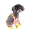 Autumn and winter dog going out dust pants foot Maillard bear waterproof and anti-dirty small dog walking dog pet dog clothes