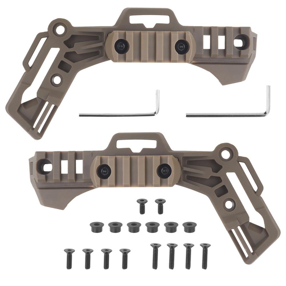 ARC Helmhalterungsschiene Professionelle Kampfhelm-Seitenmontageschiene Helmführungsschienenadapter für Wendy-Helmzubehör