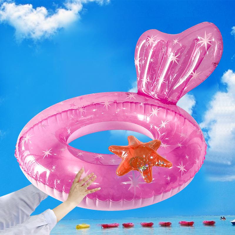 In Stock: Starry Sky Sequin Swimming Ring - Thickened Adult PVC Underarm Float