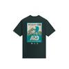 Kith X Columbia Collaboration Ss24 Crew Neck Pullover Letter Print Short Sleeve T-Shirt Men T-Shirts Green KHM032000-302