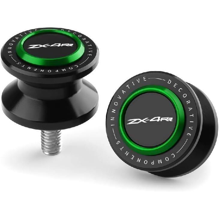 Motorcycle M8 Swingarm Spools Slider Compatible With K.awasaki ZX4RR 2023 2024 2025 2026 | Swing Arm Stand Screws Bobbins ZX-4RR ZX 4RR ZX400