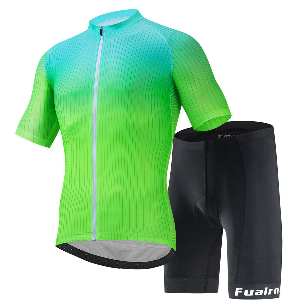 Cycling Equipment Strap Set Men s Summer Short Sleeve Cycling Suit Moisture Wicking Suit S