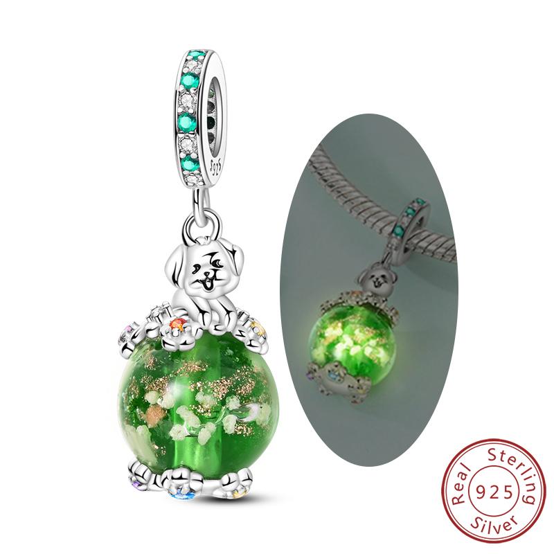 Charms Copper Dog Cat Paw Print Love Pets Charms Beads Fit Original Bracelets Necklaces Pendant Women Diy Jewelry