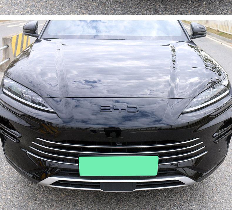 For BYD Seal U Sealion 6 Song Plus DMI/EV 2023 2024 2025 Black Knight Logo Blackened Rear Door Letter Modification Supplies