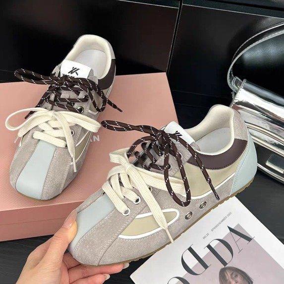 Leder Innenhöhenerhöhung 6cm Deutsche Trainingsschuhe Damen 2025 neu vielseitige Sport- und Freizeitschuhe Dad-Schuhe Forrest-Gump-Schuhe