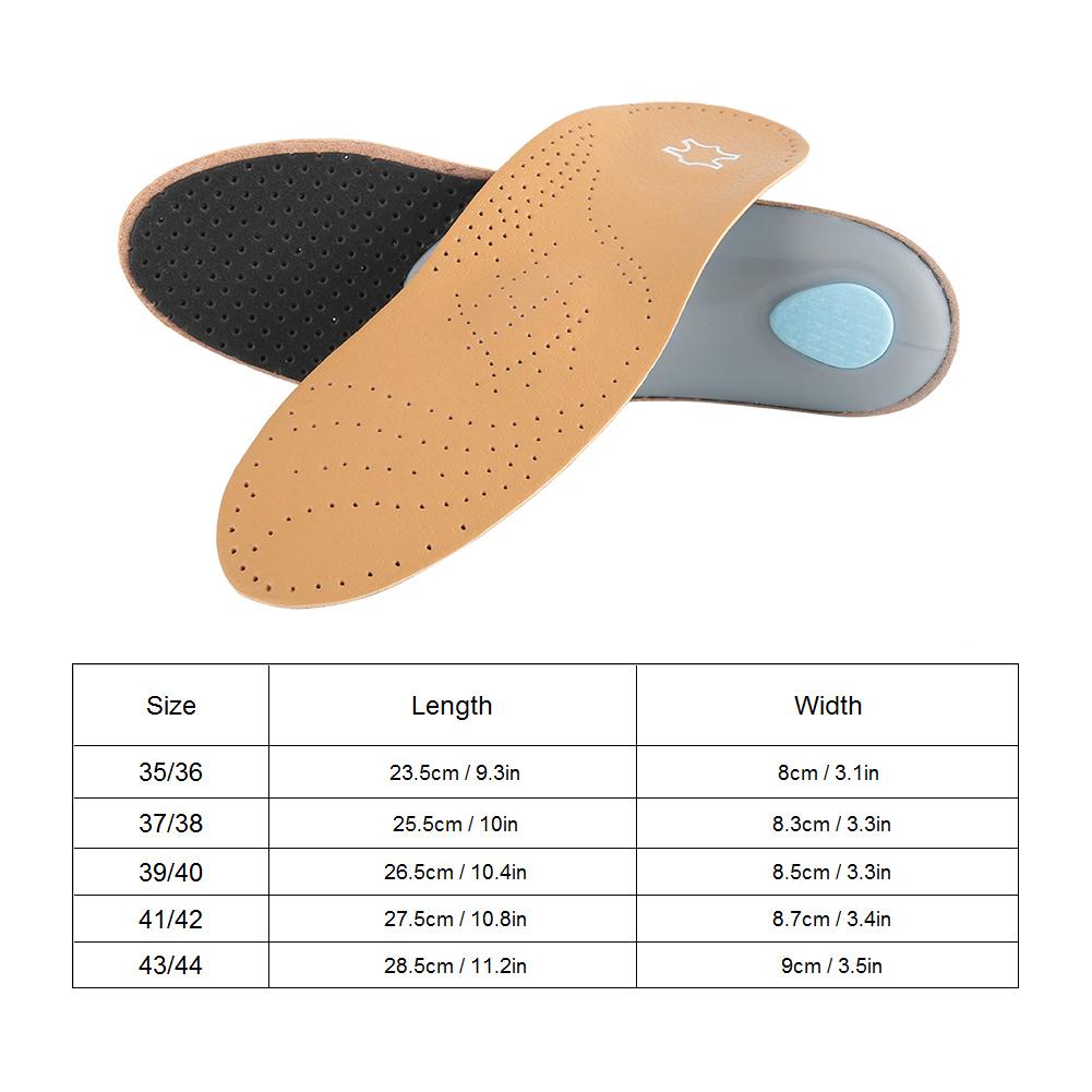 Unisex Orthotic Insoles Flat Feet Arch Support Pain Relive Massage Insole Shoes Pad