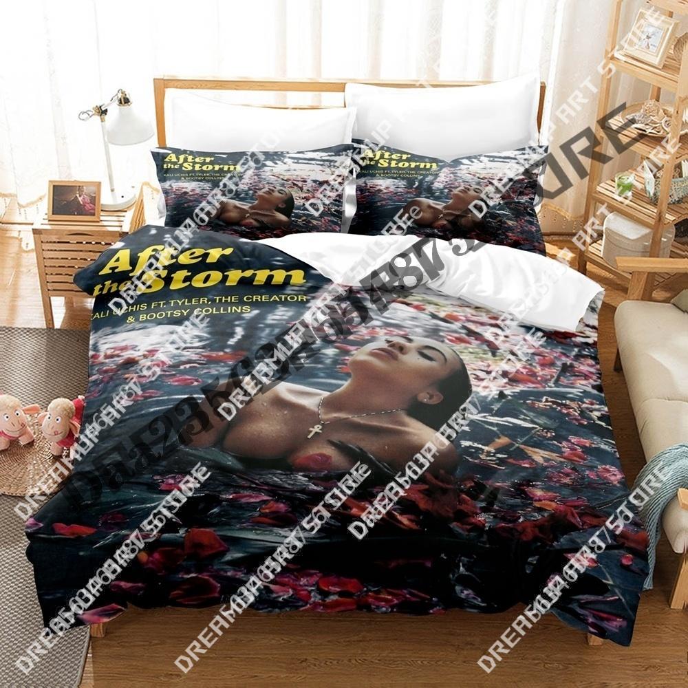 3D Print Kali Uchis Singer Bedding Set Twin Queen King Full Size Duvet Cover Pillowcase Bed boys girls Adult Home Textiles