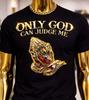 Nur Gott kann mich verurteilen Shirt Glaube Grafik T-Shirt Christliche Streetwear Shirt