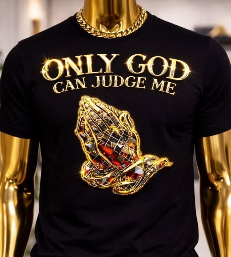 Only God Can Judge Me Shirt Faith Graphic Tee Christian Streetwear Shirt XXL