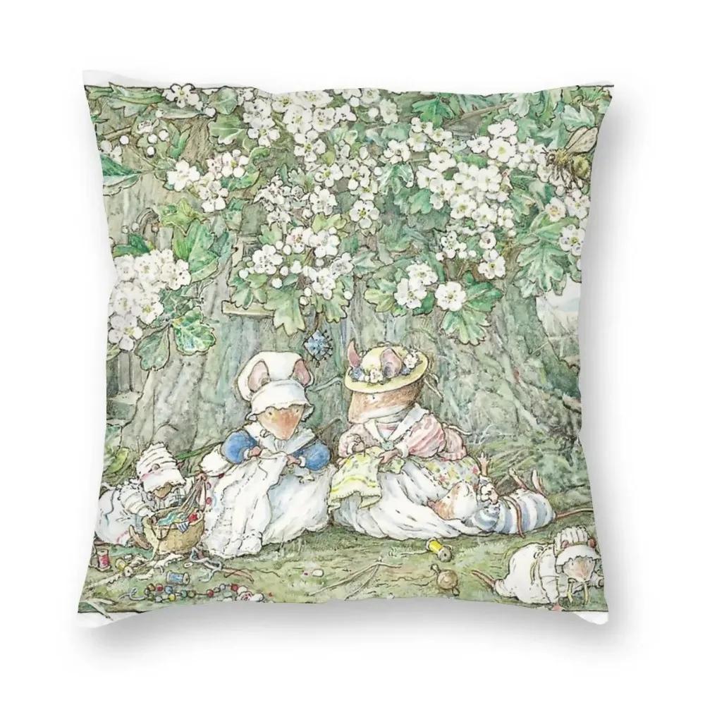 

4 Pcs Brambly Hedge - Poppy 1 Dakimakura Pillow Case Pillow Cover Anime Pillow Cushion Anime Pillow Case 45x45cm 18x18Inch 30x30CM(12x12in)