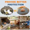4Pcs Silicone Chicken Nesting Pad 12 Inch Cuttable Chicken Egg Laying Mat Reusable Hen Nesting Pad Chicken Coop Bird Nest Mat