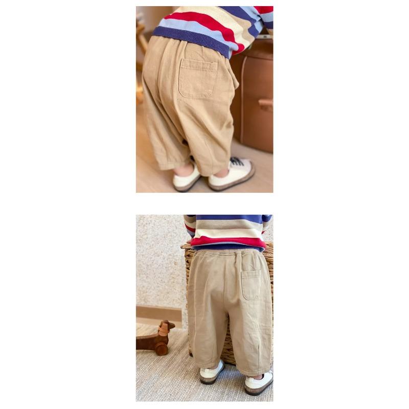 Children Pants Spring Autumn Casual Sports Trousers Boys Girls Korean Solid Color Fashion Versatile Kids Baby Clothing Pant