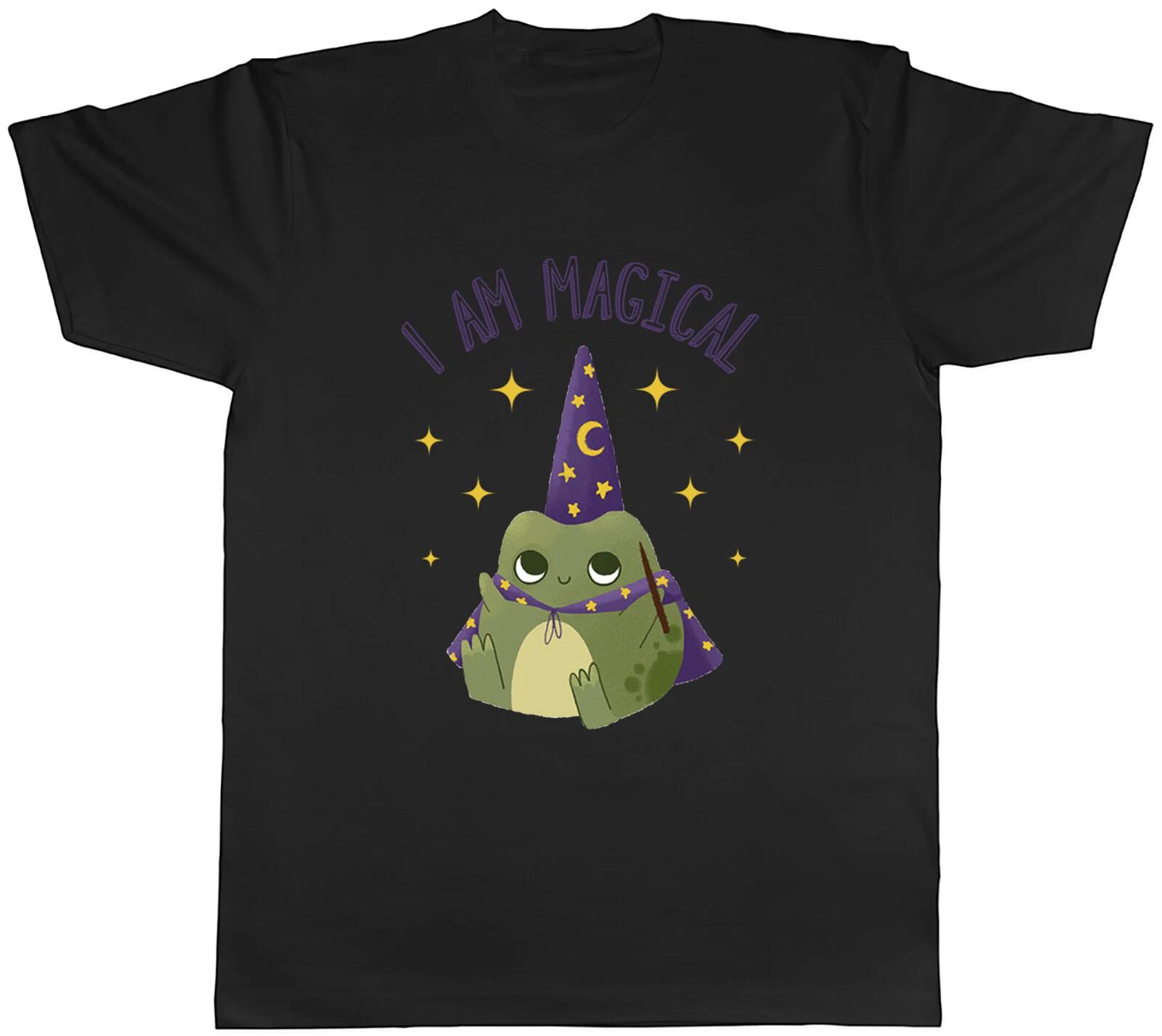 Wizard Frog Mens T-Shirt I am a Magical Frog Funny Magic Tee Gift XXXL