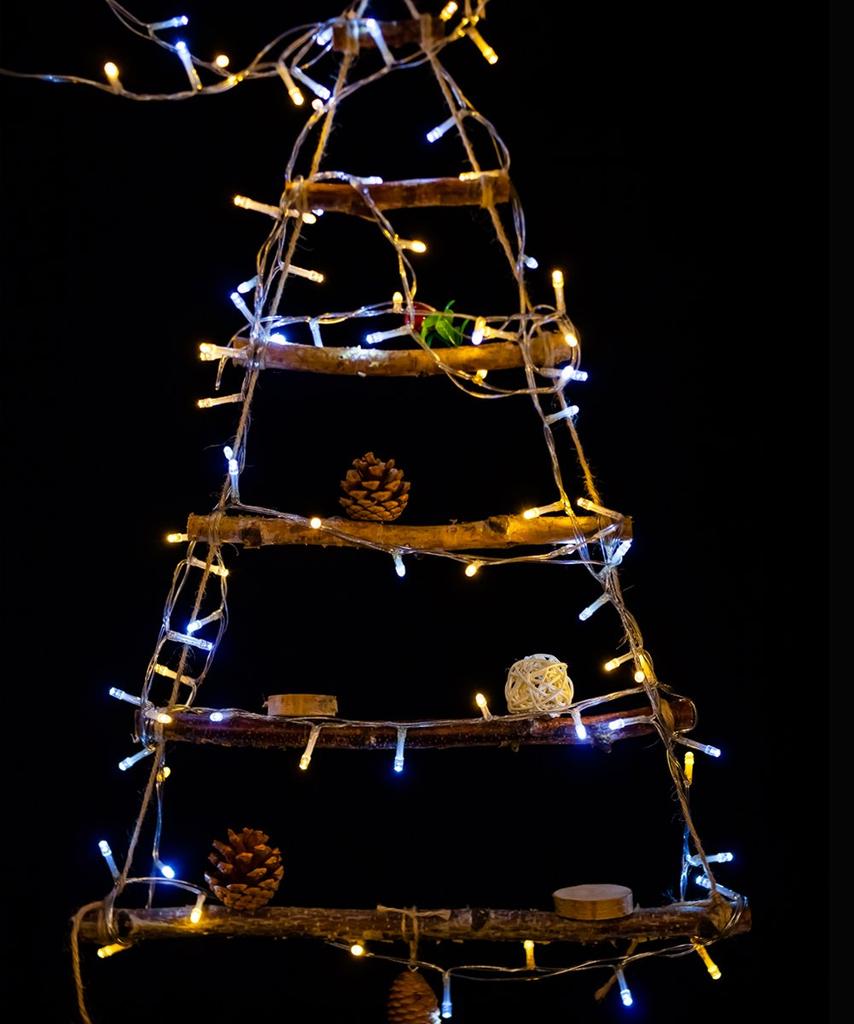 400 LED 23 Meter Transparent 8 Memory Perfect for Indoor and Outdoor Decoration Christmas White Strip, Dual-Color Design, Line, Models, Function,