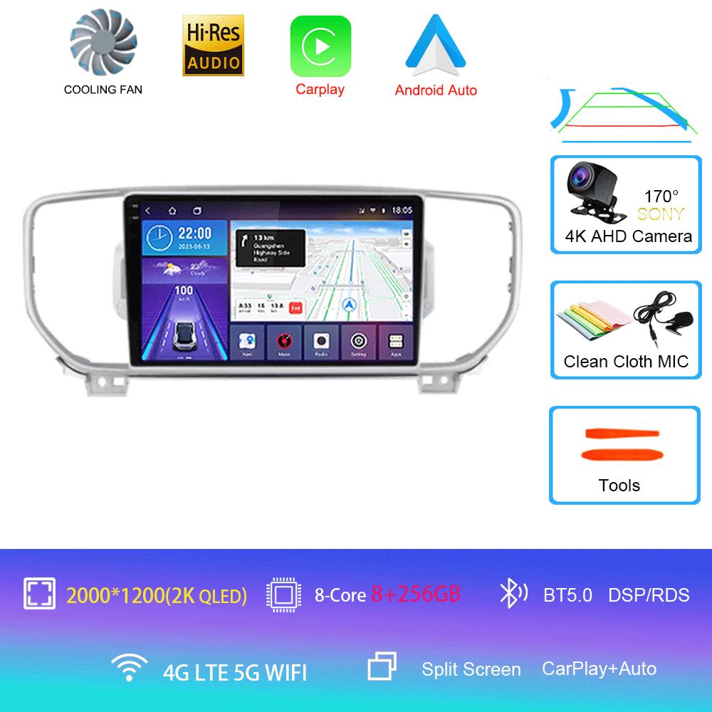Android 14 Car Radio For Kia Sportage 4 QL 2016 - 2018 Multimedia Video Player Navigation Stereo GPS