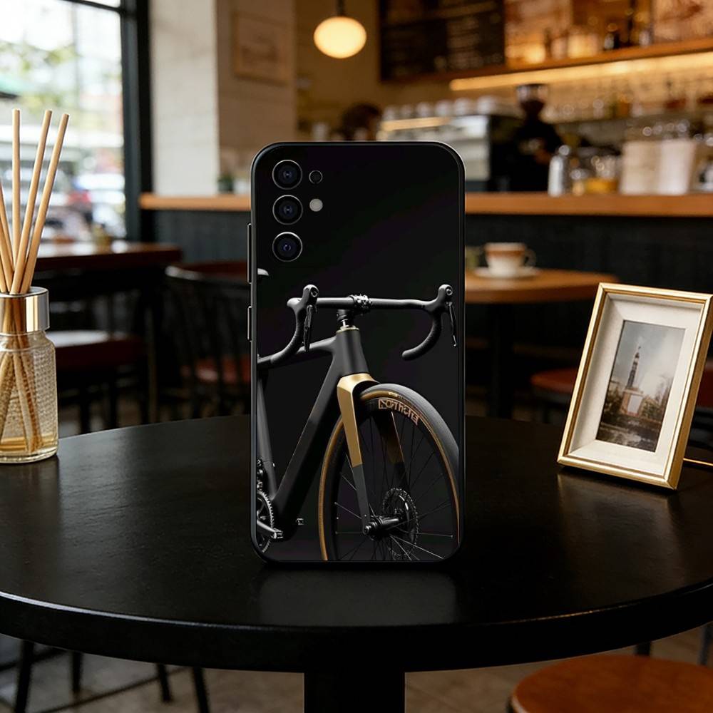 Road cycling Phone Case For Samsung S25,S24,S21,S22,S23,S30,Ultra,S20,Plus,Fe,Lite,Note,10,Black Cover