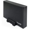 TooQ External HDD Enclosure 3.5" SATA USB 3.0 with Bracket - Black-TQE-3527B
