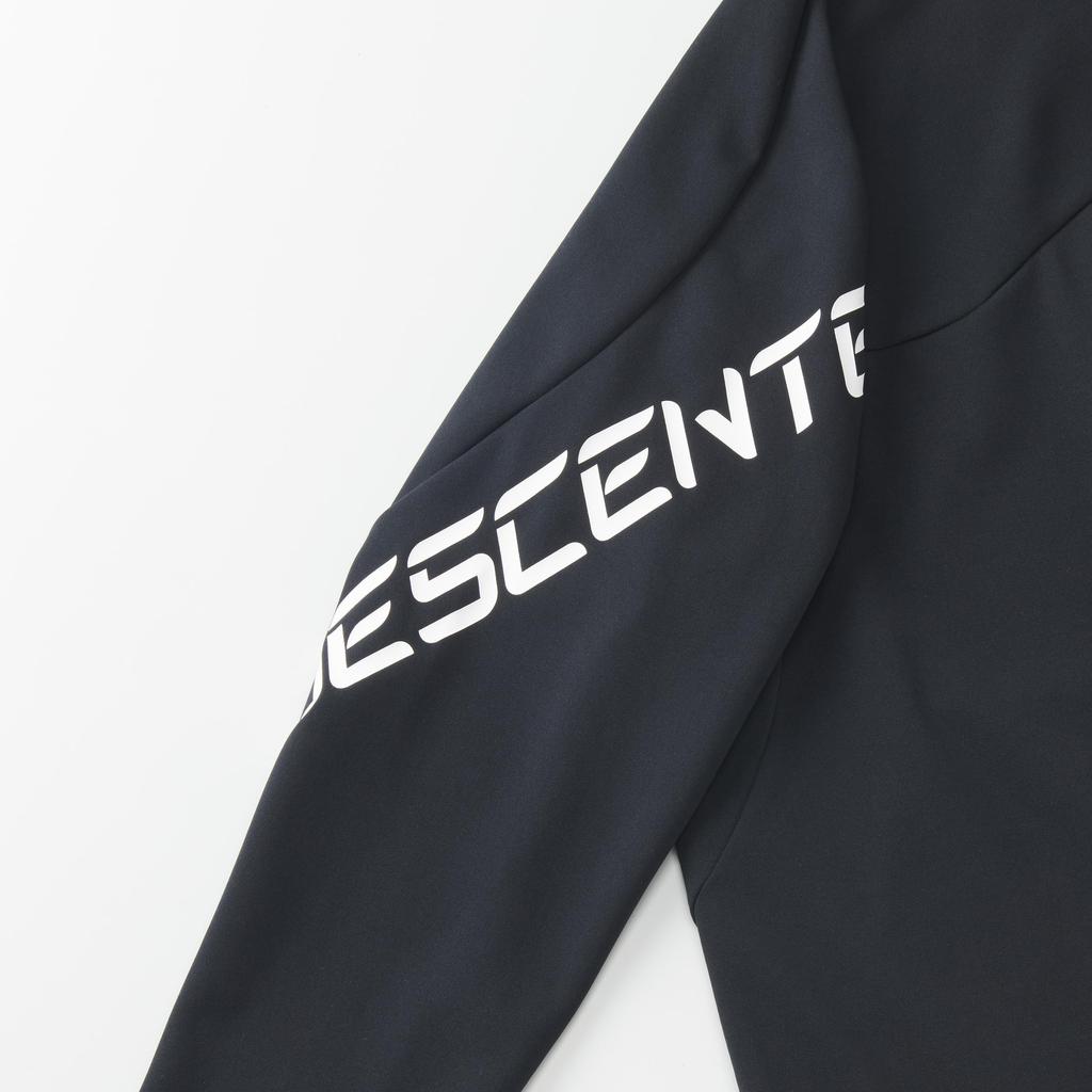 DESCENTE Sweatshirt by Yuki Sweatshirt Perfect for and Warming DV5SSW01U BK00 [Worn Ishikawa] Hoodie, Moisture-Wicking, Stretch, Volleyball, Movement,