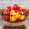 Homeglen European Style Glass Fruit Bowl