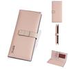 Baellerry Women's Korean Style Color Block Multi-Card Long Wallet Clutch