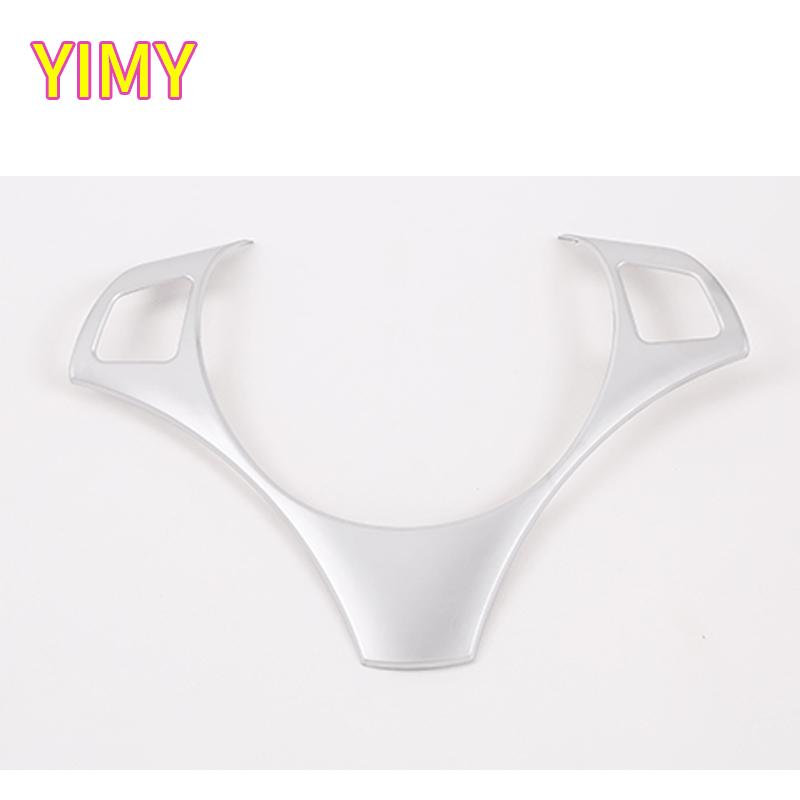 ABS Plastic Car Steering Wheel Button Decoration Frame Trim Suitable for BMW 1 3 Series X1 E82 E84 E87 E90 E92 E93 2004-2012