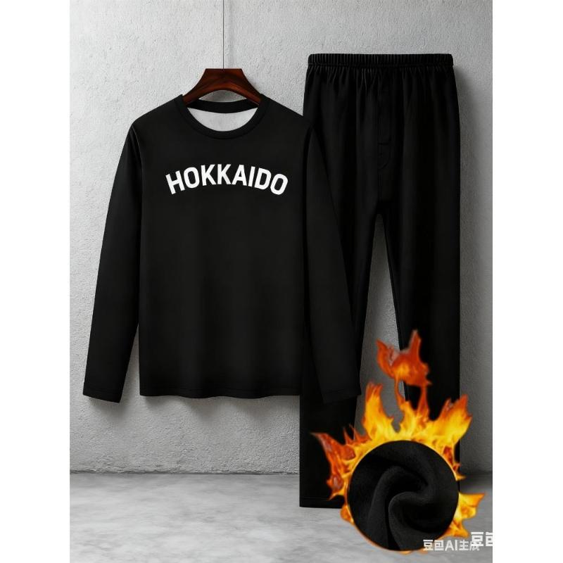 

Men s Thermal Long Sleeve Top, Heat-Generating & Warm, Perfect for Cold Winter XXL чорний