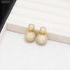 Elegant Light Luxury Zircon Inlaid Ball Earrings for Women