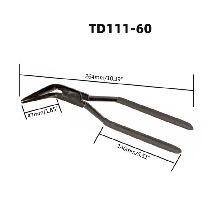 Multifunctional Elbow Straight Handle Hand Seamer Crimping Folding Tool