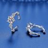 S925 Sterling Silver Moissanite Ear Cuff: Light Luxury No-Piercing Earrings