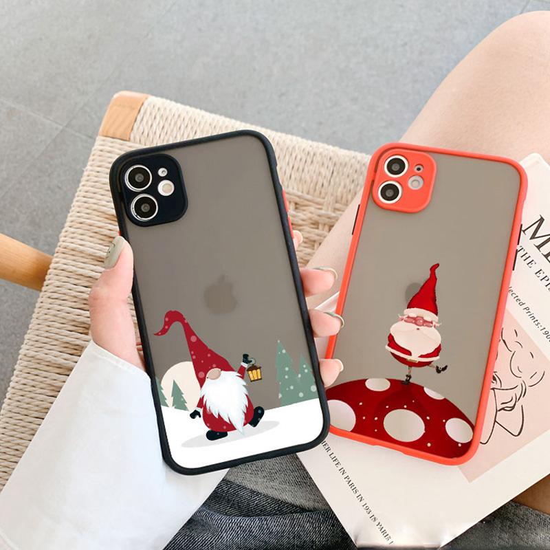New Year Christmas Santa Claus Phone Case for IPhone 14 13 12 11 Pro Max Mini 15 Pro Max XS XR X 15 14 8 7 Plus Cute Back Covers