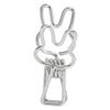 100pcs   Clips Cute Cartoon   Shape Metal Hollowed   Tail Clips Paper Clamps for   Document