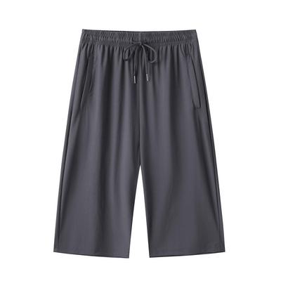 Men's Quick-Dry Breathable Ice Silk Running Shorts - Summer Loose Fit, Mid-Length, 2026