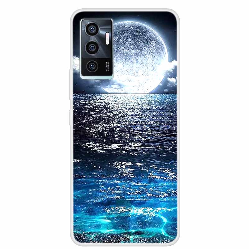 For vivo V23e V21E 5G 4G Cases Transparent Marble Soft TPU Silicone Back Covers for Vivo V21 5G Cases Clear Bumper for vivoV21