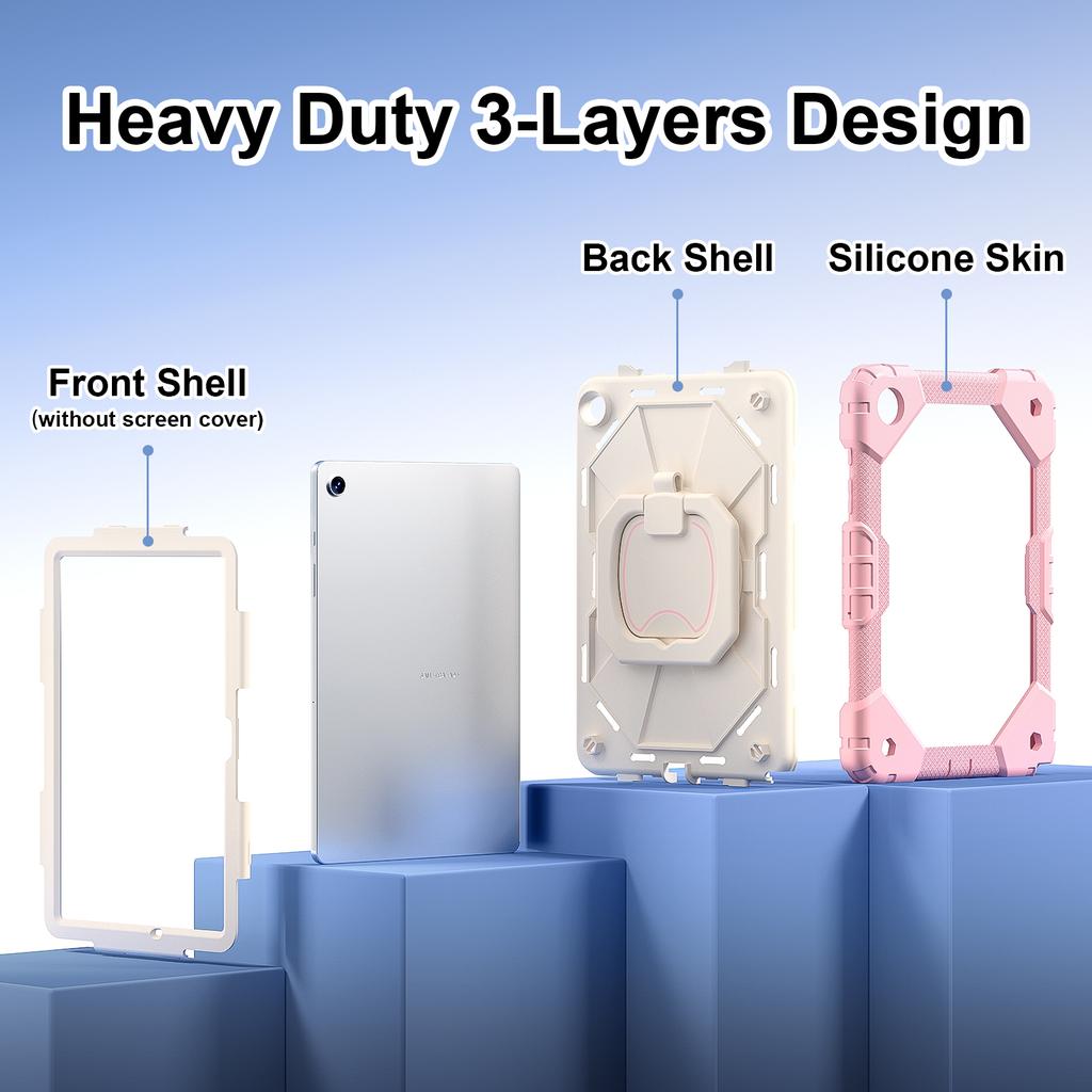 For Samsung Galaxy Tab A11 A9 8.7 Plus 11 Inch S10 Lite 10.9 Case for Galaxy Tab A7 Lite S9 S10 FE 10.9 Silicon Armor Cover