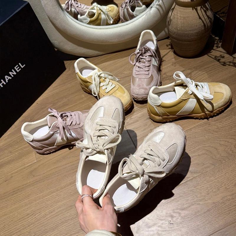 Korean version of Dexun shoes women's sports shoes 2025 new casual single shoes women's shoes macaron Forrest Gump shoes ins tide