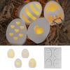 Unique Designs Eggs Mould Flexible Silicone Materials for Epoxy Resin Jewelry Plate Candle Holder Home Storage Craft
