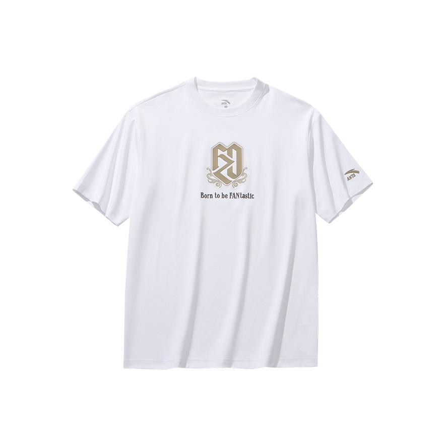 

Anta Дебютная футболка серии Fan Zhendong Унисекс Топы Белоснежный 172618101R-1 M