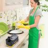 1-in-1 Hand and Dish Soap Dispenser Set with Sponge Holder Dual Countertop Kitchen Sink Soap Pump Organizer