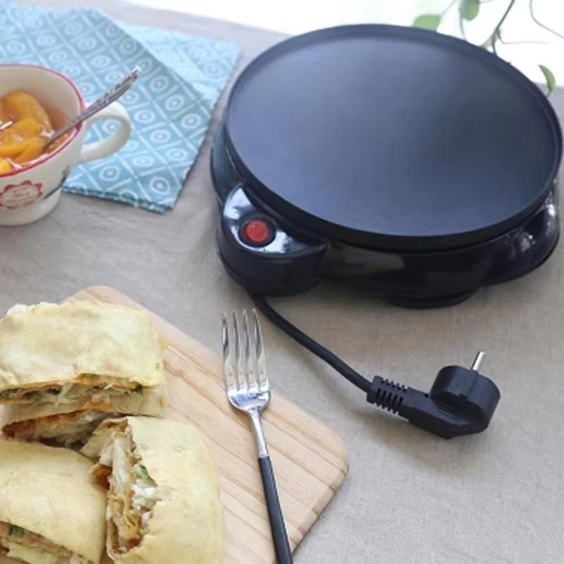 220V 650W Kitchen Electric Crepe Maker Paratha Chapati Flat Bread Pizza Tortilla Maker Cooking Tools Appliance Bakeware