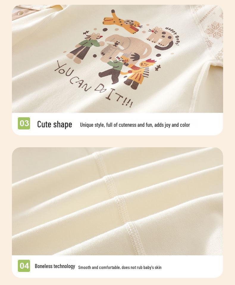 Baby Onesie: Pure Cotton Crawling Suit for All Seasons