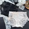 Ladies Spring and Summer Pure Sexy Lovely Lace Mesh Gauze in Waist Triangle Briefs