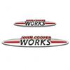 Pegatinas Emblema de Metal JCW John Cooper Works Calcomanía para Guardabarros Lateral Trasero Maletero de Coche Pegatina