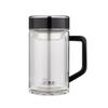 HEENOOR XN-6723 450ml Double-Layer Glass Tea Mug with Handle