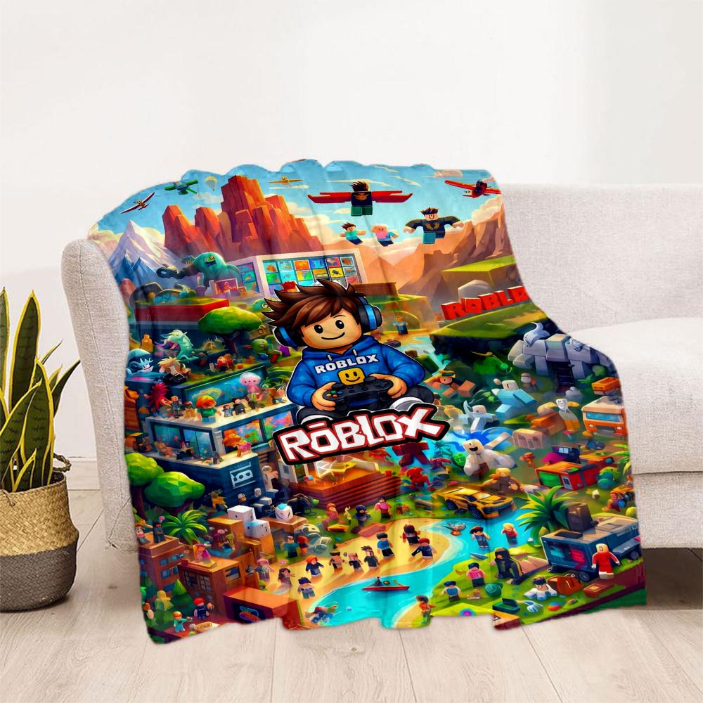 Roblox Game Character World Blanket Soft Warm Cozy Great For Office Chair Office Chair Allseason Use Modern Unique Gift For Family And Friends Camping
